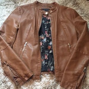 Faux leather Moto jacket